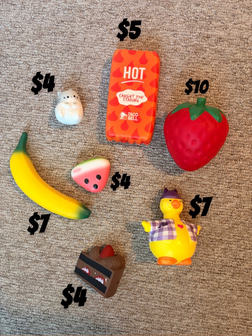 Foam squishy toys